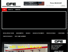 Tablet Screenshot of crossfunctionalequipment.com